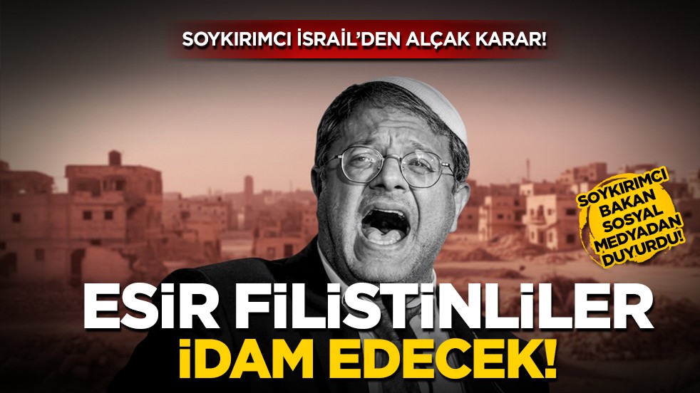 Soykırımcı İsrail’den skandal adım! Terörle suçlanan Filistinliler idam edilecek