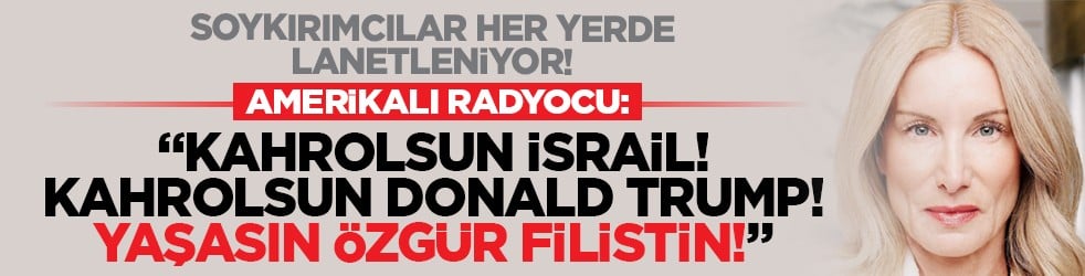 Soykırımcılar her yerde lanetleniyor! Amerikalı radyocu: “Kahrolsun İsrail! Kahrolsun Donald Trump! Yaşasın özgür Filistin!”