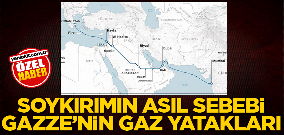 Soykırımın asıl sebebi Gazze’nin gaz yatakları