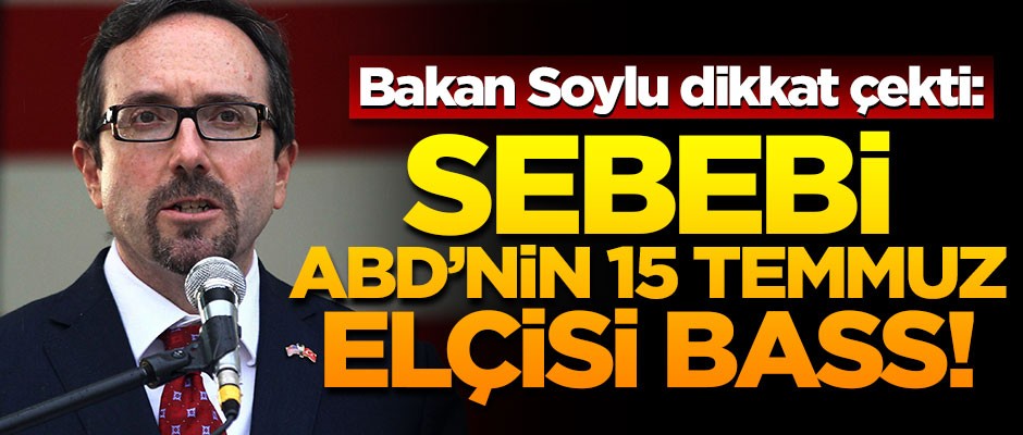 Soylu: John Bass Afganistan'a gittikten sonra düzensiz göç arttı