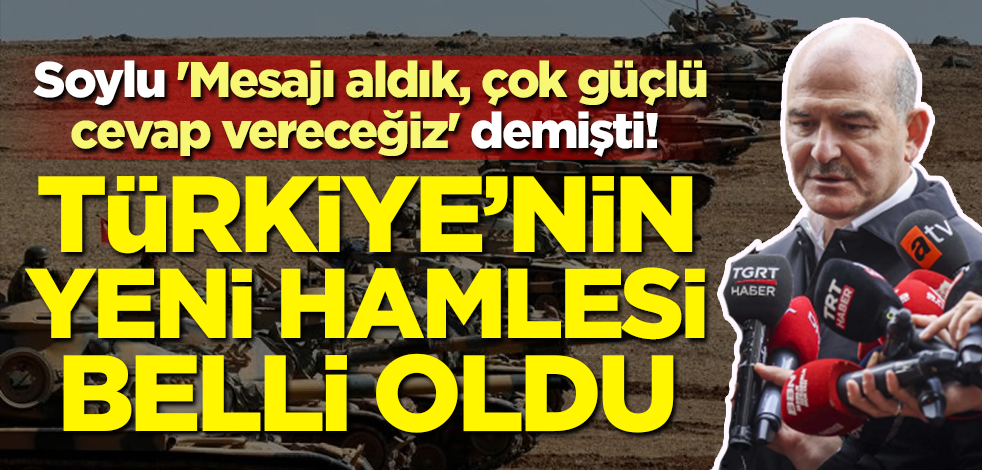 Soylu 'Mesajı aldık, çok güçlü cevap vereceğiz' demişti! Türkiye'nin yeni hamlesi belli oldu