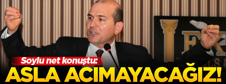 Soylu: Teröre karşı acımasız olacağız