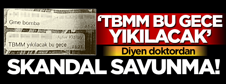 Söz de skandal, savunma da