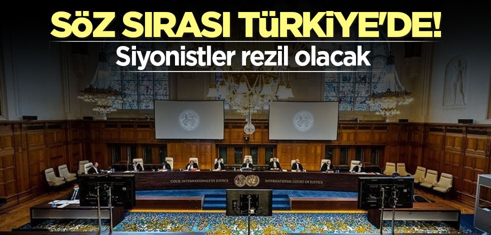 Söz sırası Türkiye'de! Siyonistler rezil olacak