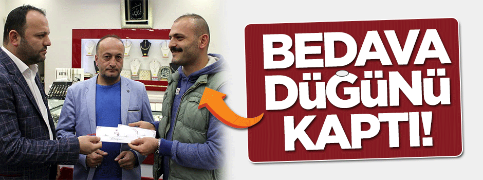 Söz vermişlerdi... Düğünlerini ücretsiz yapacaklar