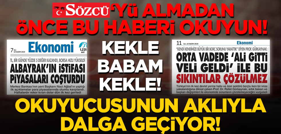 'Sözcü' Berat Albayrak haberiyle yine kendi kendini çürüttü!