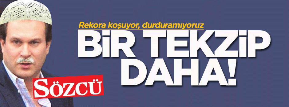 Sözcü Gazetesi'nden bir tekzip daha