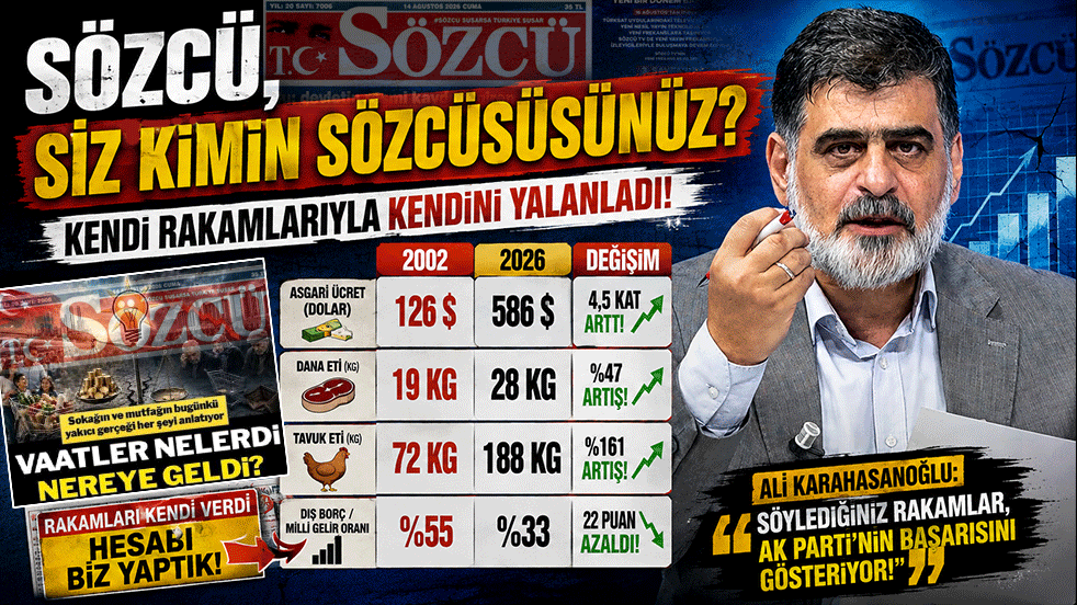 Sözcü, siz kimin sözcüsüsünüz? Kendi rakamlarıyla kendini yalanladı