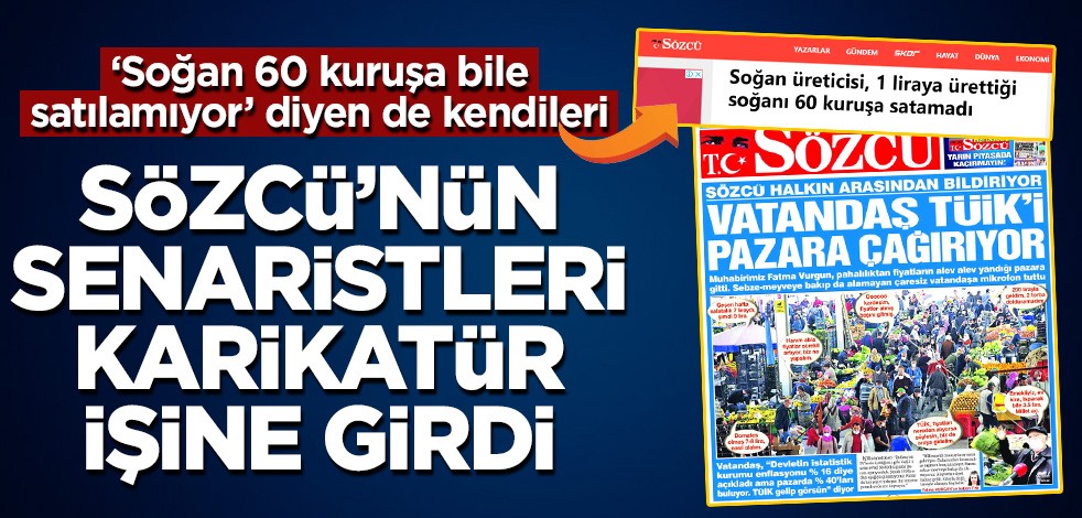 Sözcü vatandaşı değil karikatürleri konuşturmaya başladı