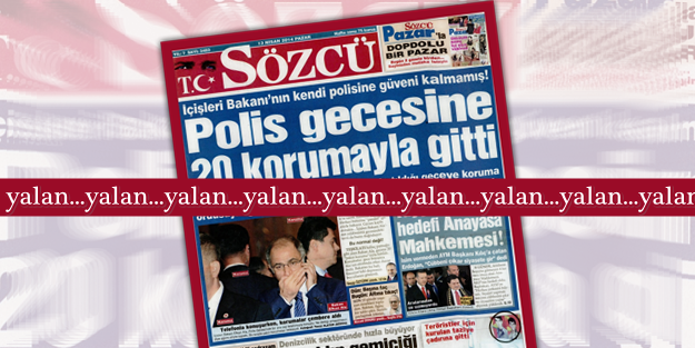 Sözcü yalan haberde zirveyi Zaman'a kaptırmamakta kararlı