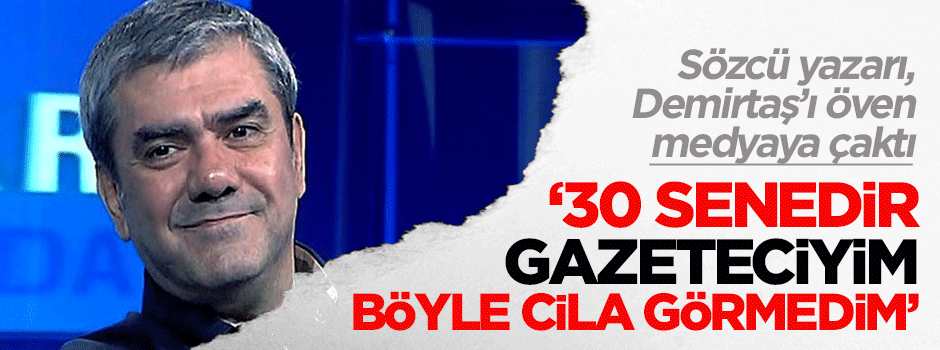 Sözcü yazarı: "Biji" izlemeye devam edin sayın seyirciler