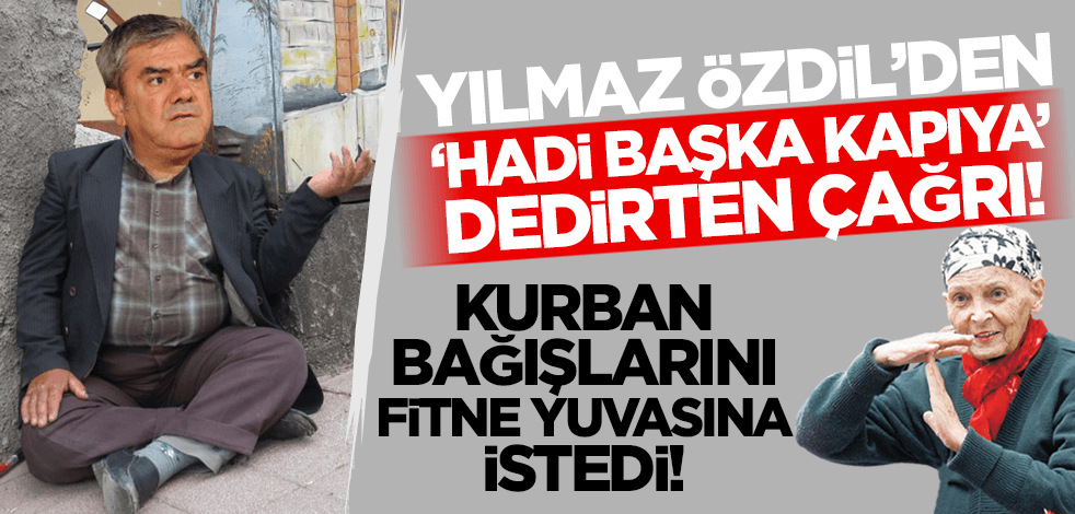 Sözcü yazarı Yılmaz Özdil'den 'hadi başka kapıya' dedirten çağrı! 'Kurban bedellerinizi ÇYDD'ye bağışlayın'