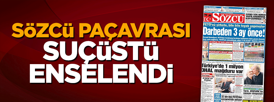 Sözcü'den 1 haberde 3 yalan