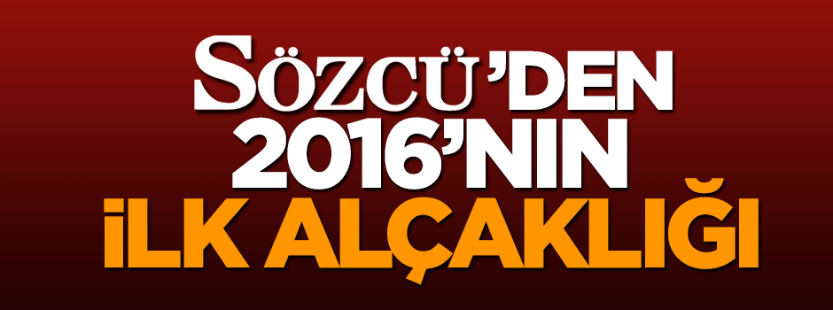 Sözcü'den 2016'nın ilk alçaklığı