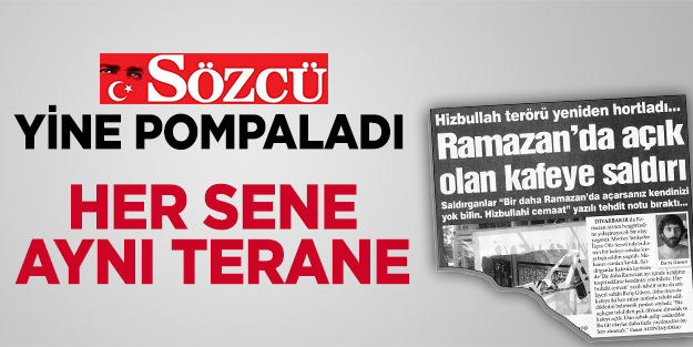 Sözcü'den aynı terane