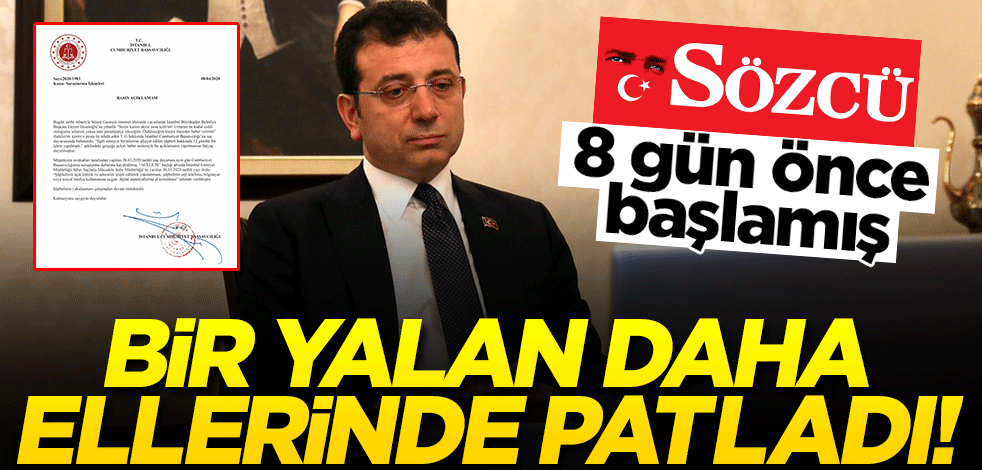 Sözcü'nün bir yalanı daha deşifre oldu! İmamoğlu’nu tehdit eden şahıs 8 gündür aranıyor
