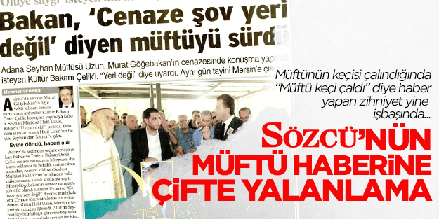 Sözcü'nün 'müftüye tayin' haberine çifte yalanlama