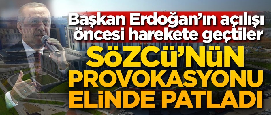 Sözcü'nün provokasyonu elinde patladı!