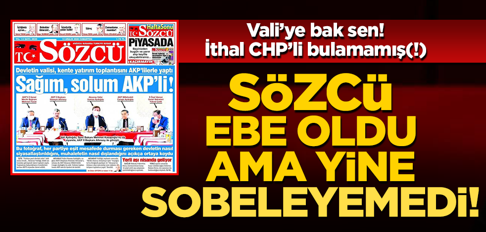 Sözcü'nün 'Sağım solum AKP'li' haberi sobelendi! Aksaray yerel basınından yalanlama