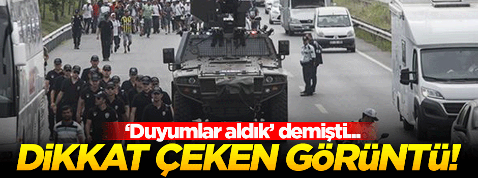 Sözde adalet yürüyüşünde dikkat çeken önlem!