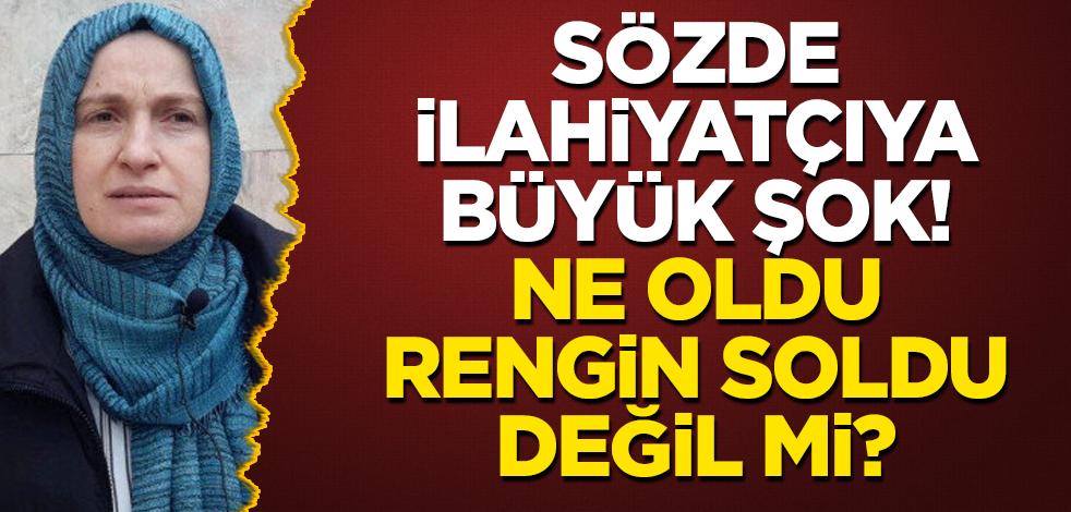 Sözde ilahiyatçıya büyük şok! Ne oldu, rengin soldu değil mi?