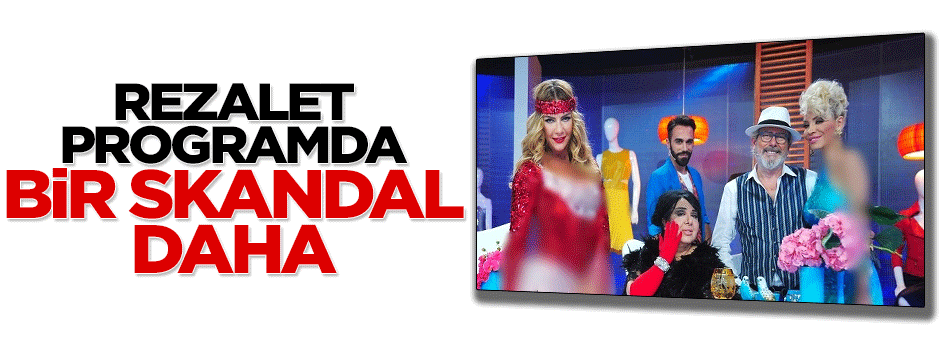 Sözde moda programı rezaletinde tehdit