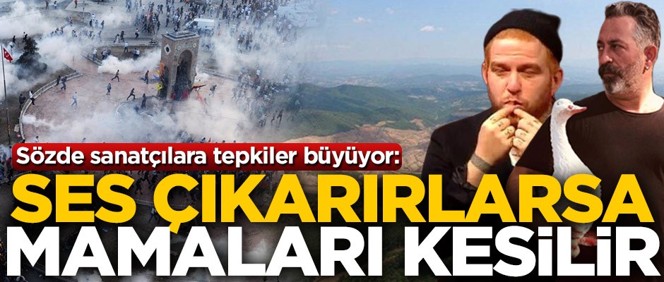 Sözde sanatçılara tepkiler büyüyor: Ses çıkarırlarsa mamaları kesilir