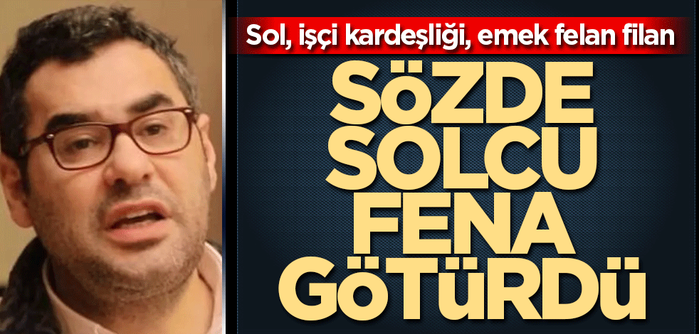 Sözde solcu Enver Aysever'e özel ihale