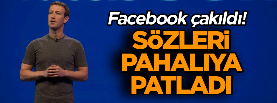 Sözleri pahalıya patladı… Facebook çakıldı!