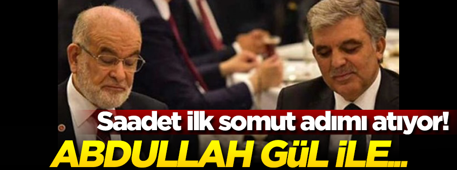 SP ilk somut adımı atıyor! Abdullah Gül ile...