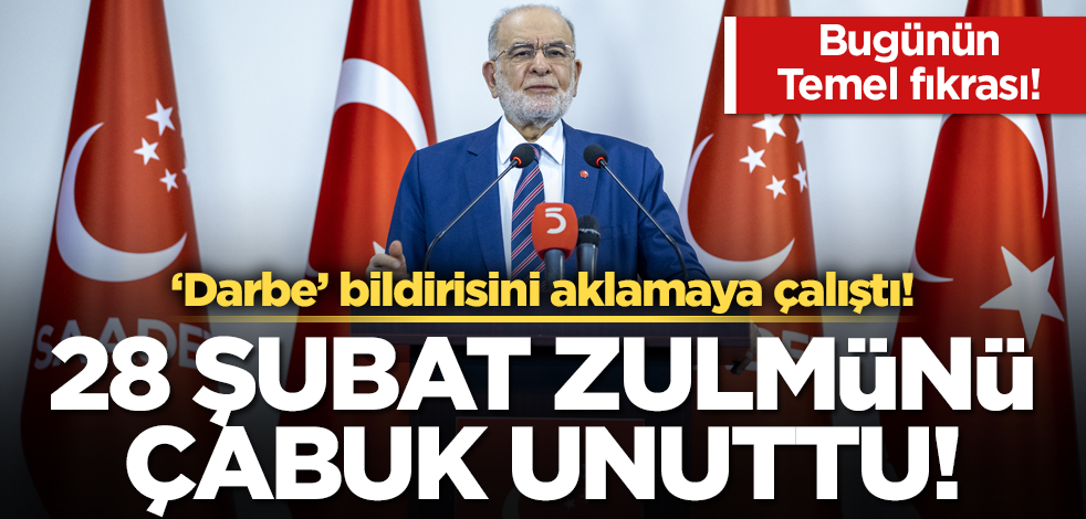 Temel Karamollaoğlu'ndan bildiri açıklaması