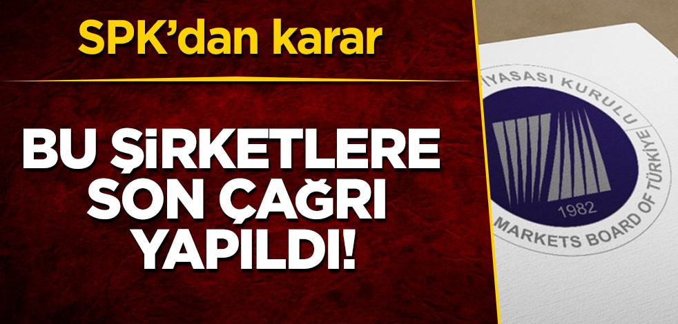 SPK kararı! Türkiye'ye resmen duyurdu! SPK'den kripto kararı! Bu şirketlere 5 günlük mühlet
