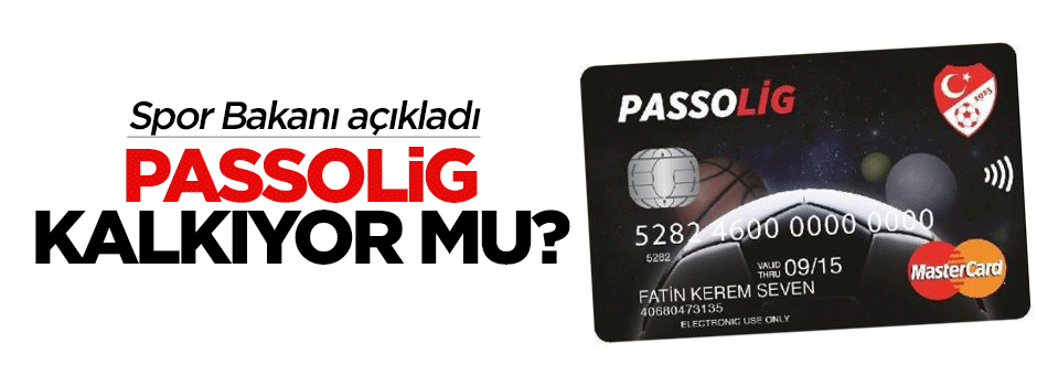 Spor Bakanı'ndan Passolig açıklaması