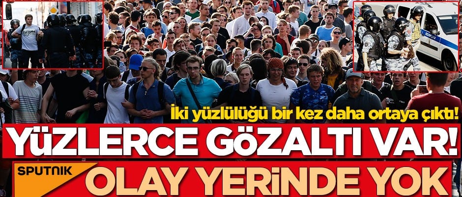 Sputnik ülkeyi karıştıran olayları görmezden geldi