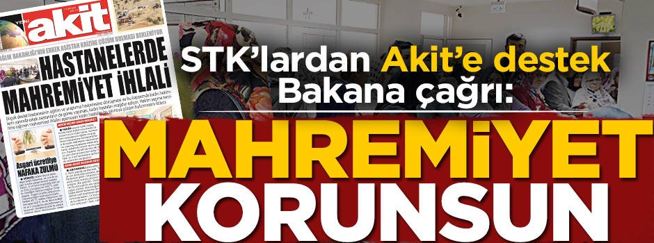 STK'lardan Akit'e destek: Mahremiyet korunsun