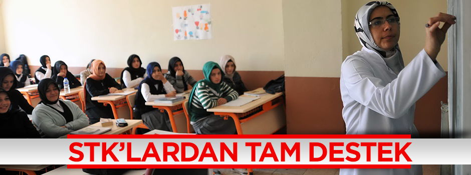 STK’lardan tam destek