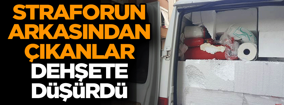 Straforun arkasından çıkanlar dehşete düşürdü