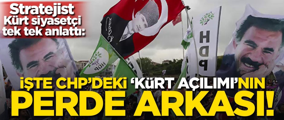 Stratejist Kürt Siyasetçi Galip İlhaner: CHP'nin 'Kürt açılımı' PKK'ya diyet borcundan kaynaklanıyor