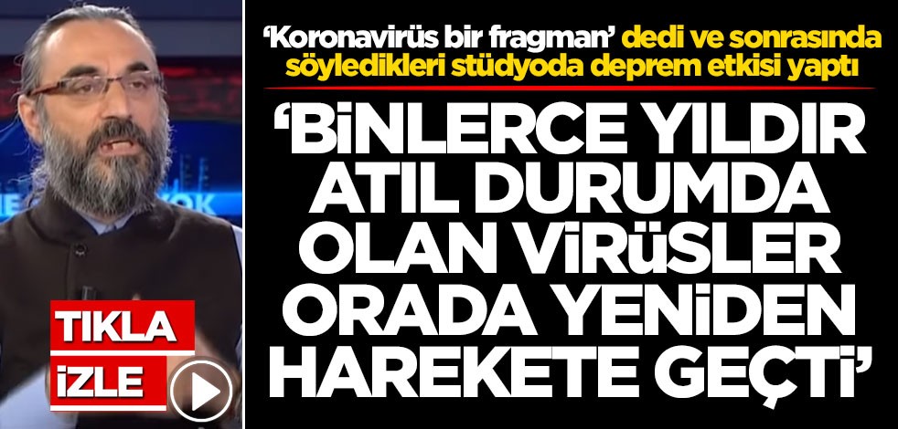 Stratejist Murat İrfan Ağcabay'dan korkutan sözler: Binlerce yıldır atıl durumda olan virüsler orada harekete geçti
