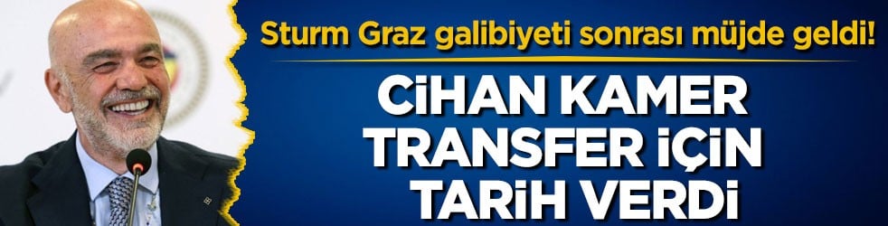 Sturm Graz galibiyeti sonrası müjde geldi! Cihan Kamer transfer için tarih verdi