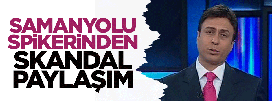 STV'nin spikerinden skandal paylaşım!