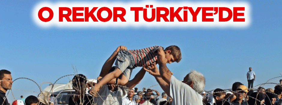 Şu anda en fazla mülteci Türkiye'de