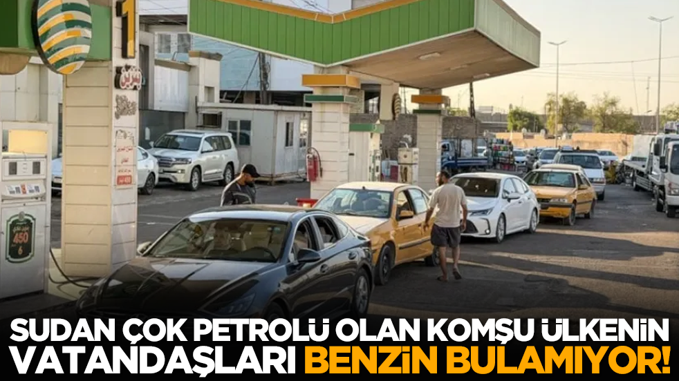 Sudan çok petrolü olan komşu ülkenin vatandaşları benzin bulamıyor!