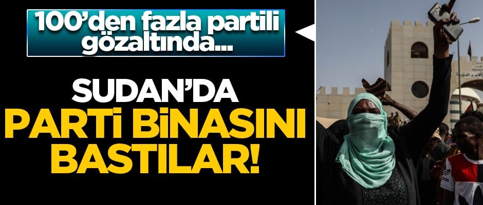 Sudan'da parti toplantısını bastılar! 64 yaralı