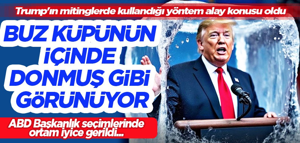 Suikast girişimi sonrası Donald Trump'ın mitinglerde kullandığı yöntem alay konusu oldu! Yorum yağdı