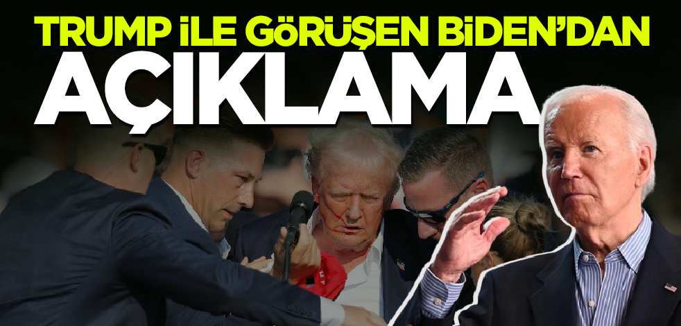 Suikast girişimi sonrası Trump ile görüşen Biden'dan açıklama