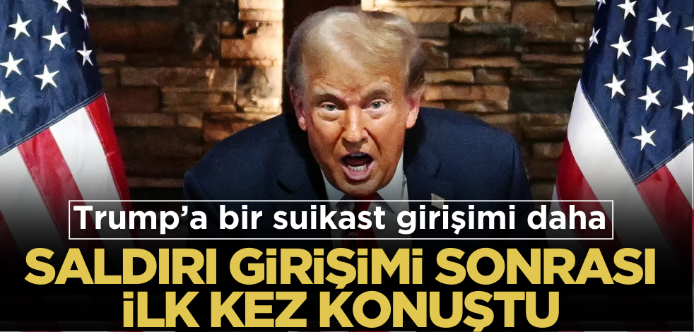 Suikast girişimi sonrası Trump'tan ilk açıklama