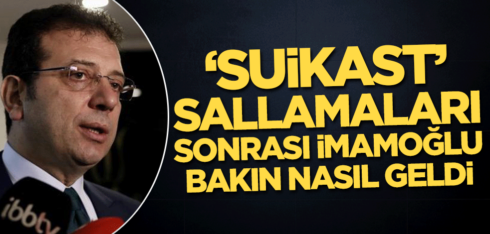 ‘Suikast’ sallamaları sonrası Ekrem İmamoğlu böyle gündeme geldi