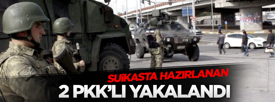 Suikasta hazırlanan 2 üst düzey PKK'lı yakalandı