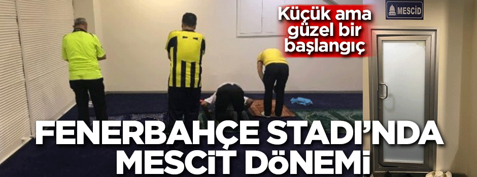 Şükrü Saraçoğlu'na mescit yapıldı